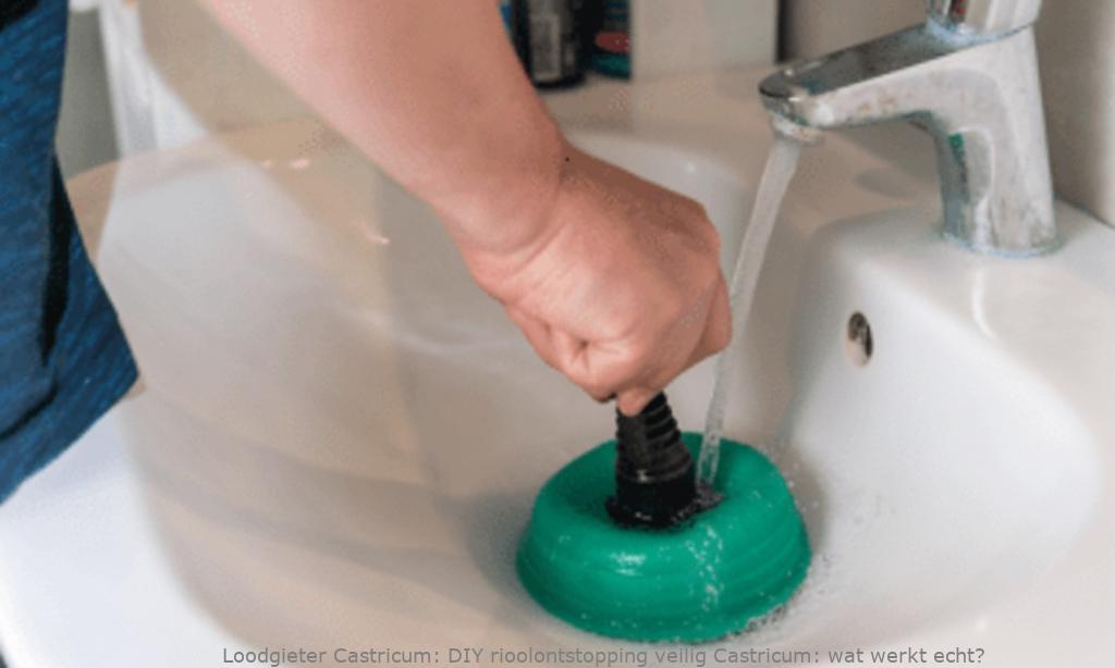 Diy Rioolontstopping Veilig Castricum