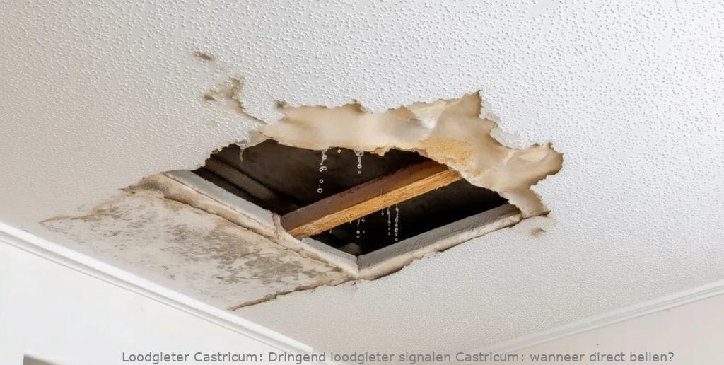 Dringend Loodgieter Signalen Castricum